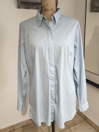 Damen Bluse hellblau Grösse 44 guter Zustand
