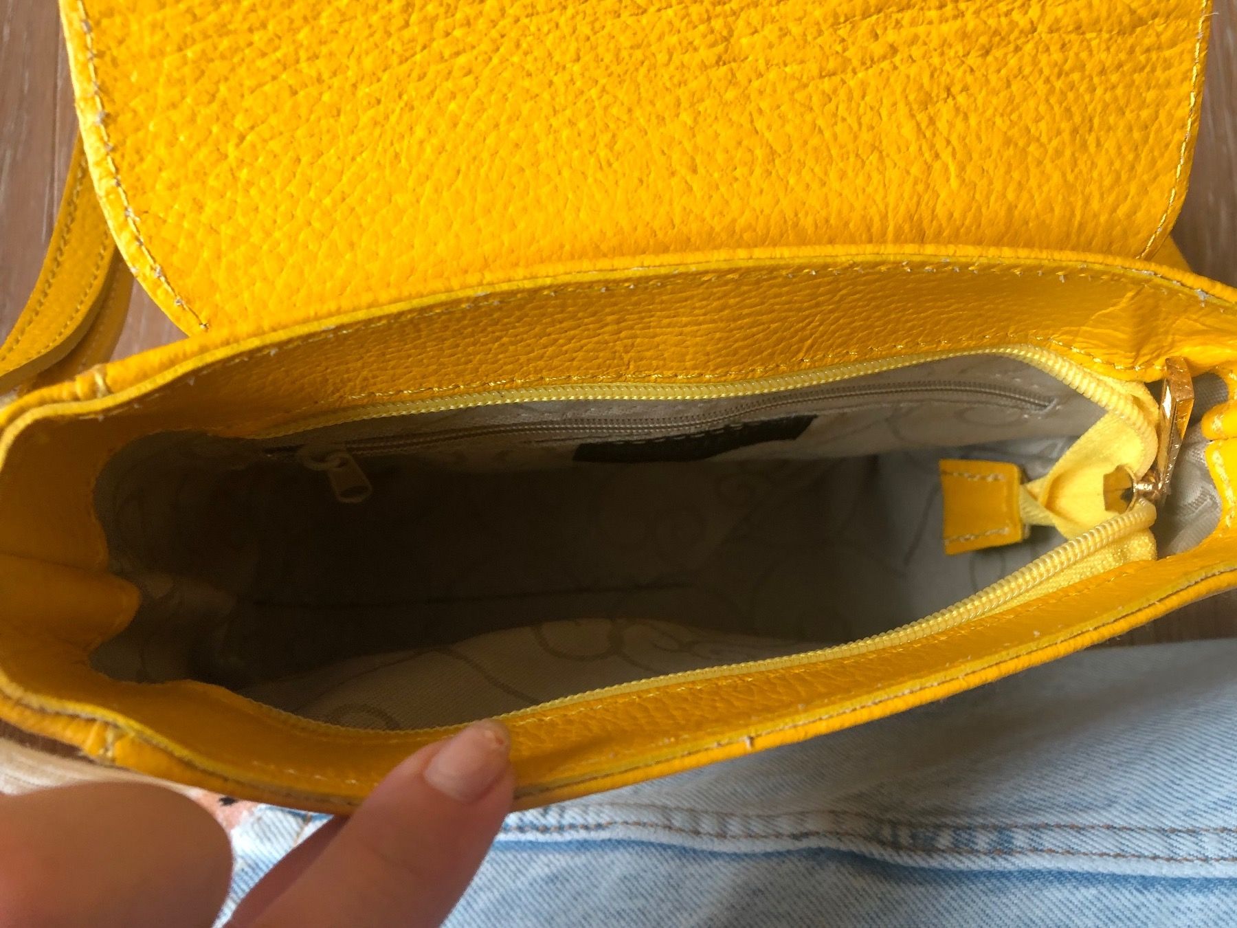 Borse da donna: Ledertasche in Gelb – Usato da Gockhausen venduto da nad_fv2p 3