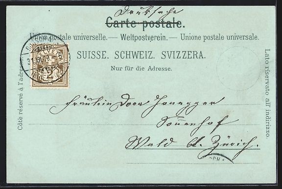 Cartes postales: Mondschein-Lithographie Rorschach, Dampf – D'occasion à Berlin par bartko-reher 1
