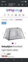 BabyBjörn Reisebett Light silber guter Zustand