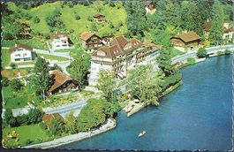 GUNTEN Hotel du Lac - Flugaufnahme
