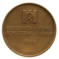 Schützenmedaille - Chur - 1949