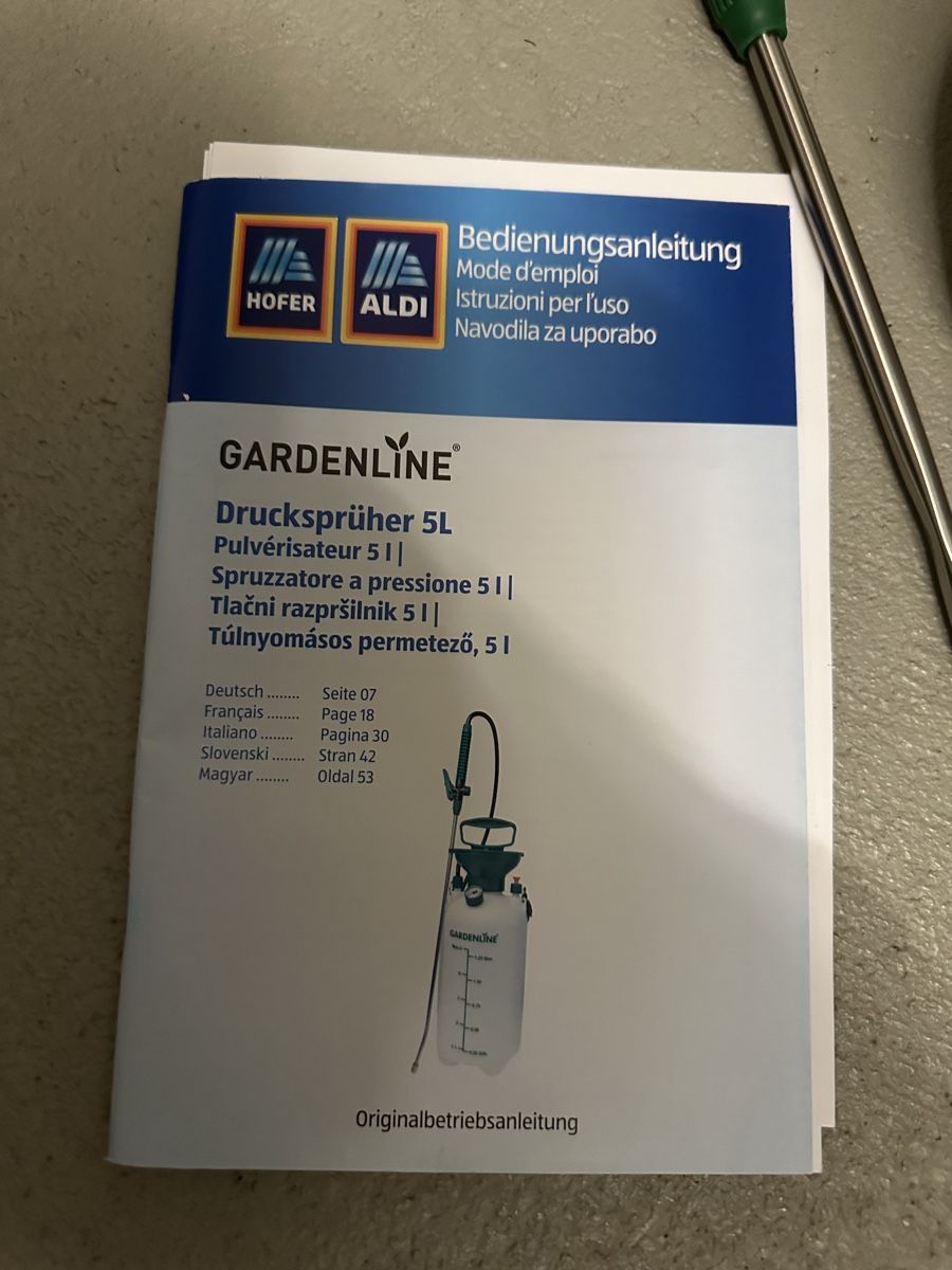 Tecnologia medica: Neuer Drucksprüher Garten Sprühcontainer vom Aldi – Nuovo (secondo la descrizione) da Ardez venduto da 2004ankek 1