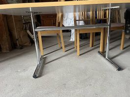 Gebrauchter Esstisch mit Stühlen, Massivholz, Top!