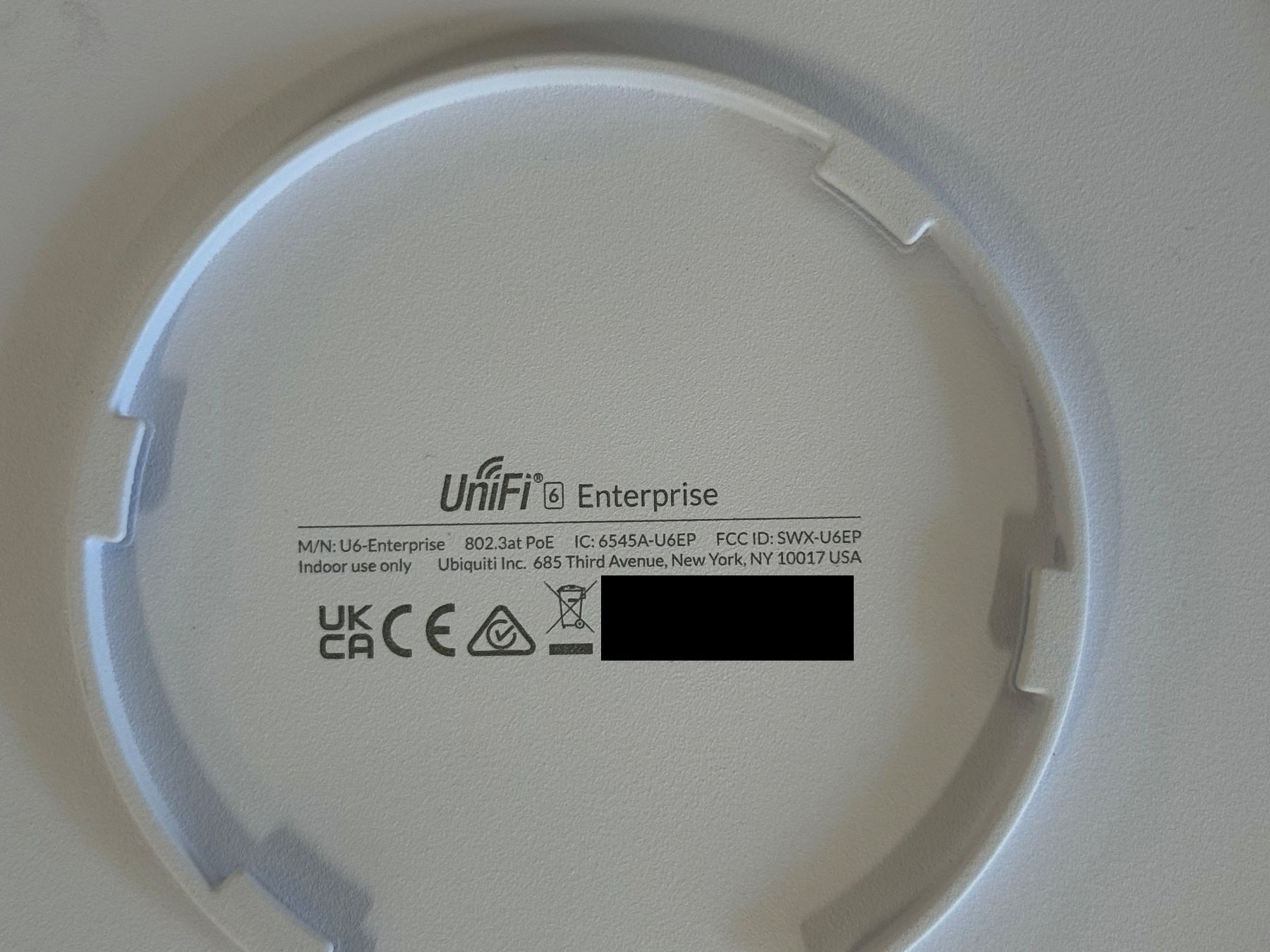 WiFi: UniFi U6-Enterprise Access Point – Usato da Teufen AR venduto da McNis 2
