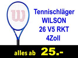 18. & 20. JUNI 🟡 Tennischläger WILSON 26 V5 RKT 4Zoll /938x