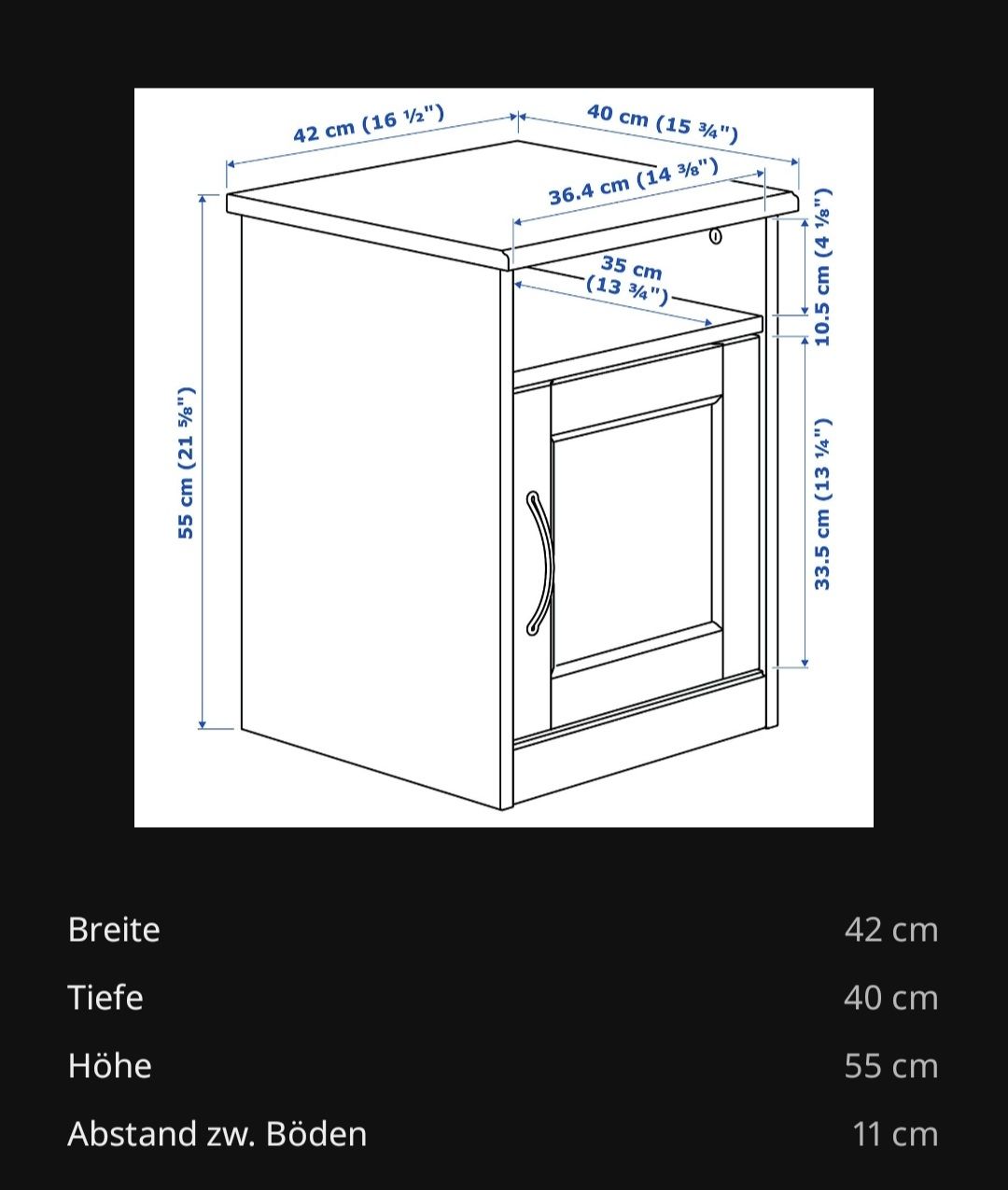 Ikea Nachttische: 2 IKEA SONGESAND ABLAGETISCHE – Gebraucht aus Niederhelfenschwil von usa001 6