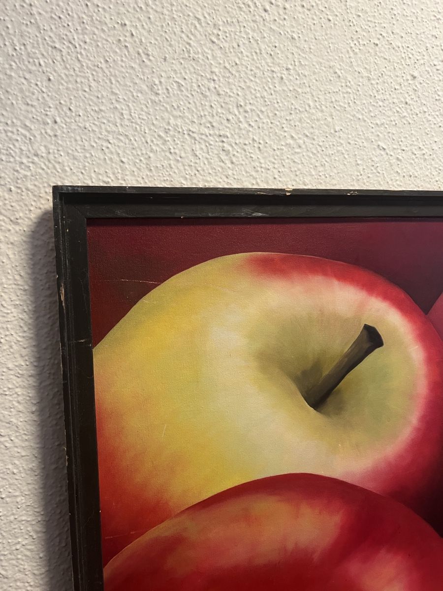 Gemälde: Apfel Malerei, Bild, Ölmalerei – Gebraucht aus Zürich von ViolettRosenRot 2