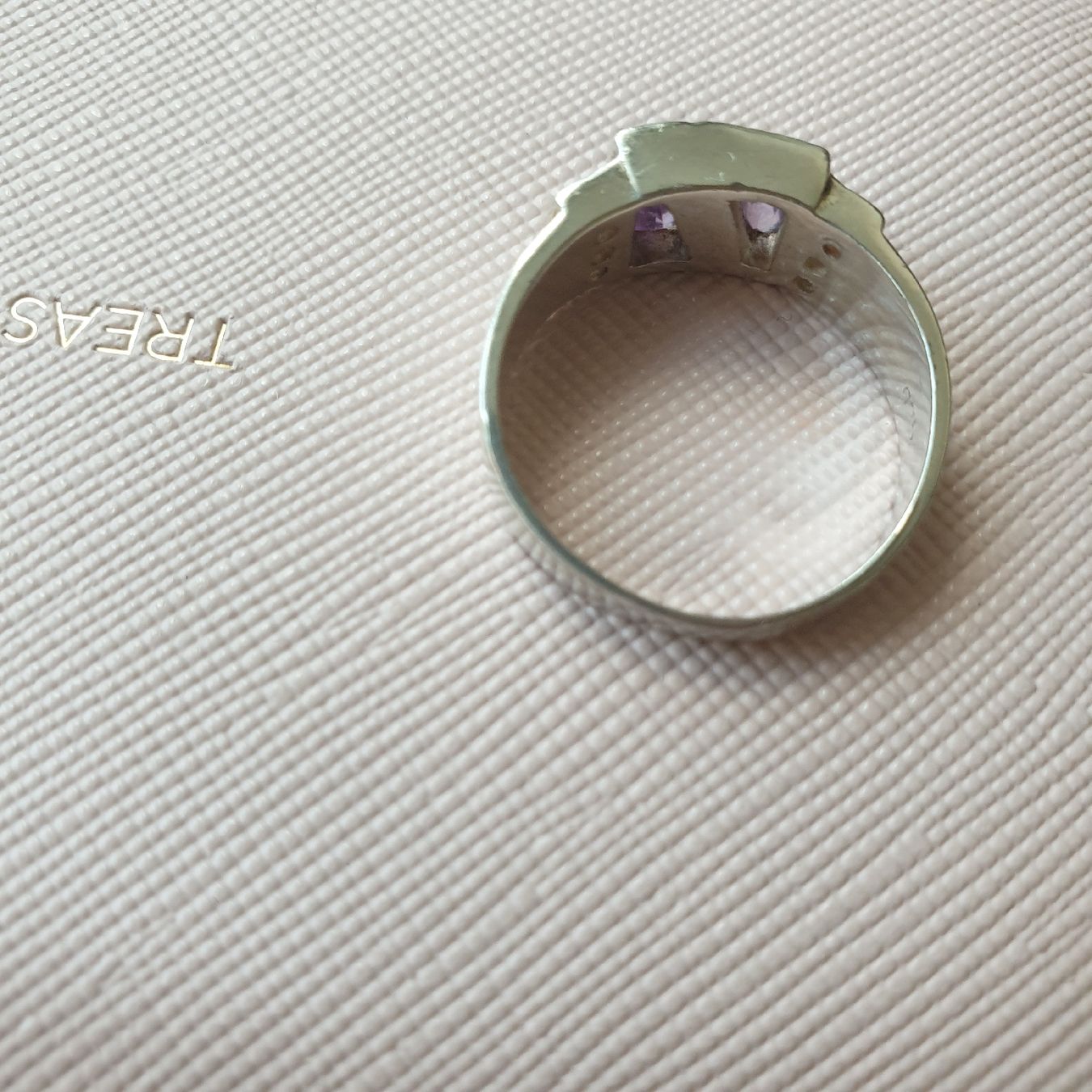 Anelli: Silberring 925er Grösse 16/56 mit Amethyst – Usato da Winterthur venduto da katzen07 3