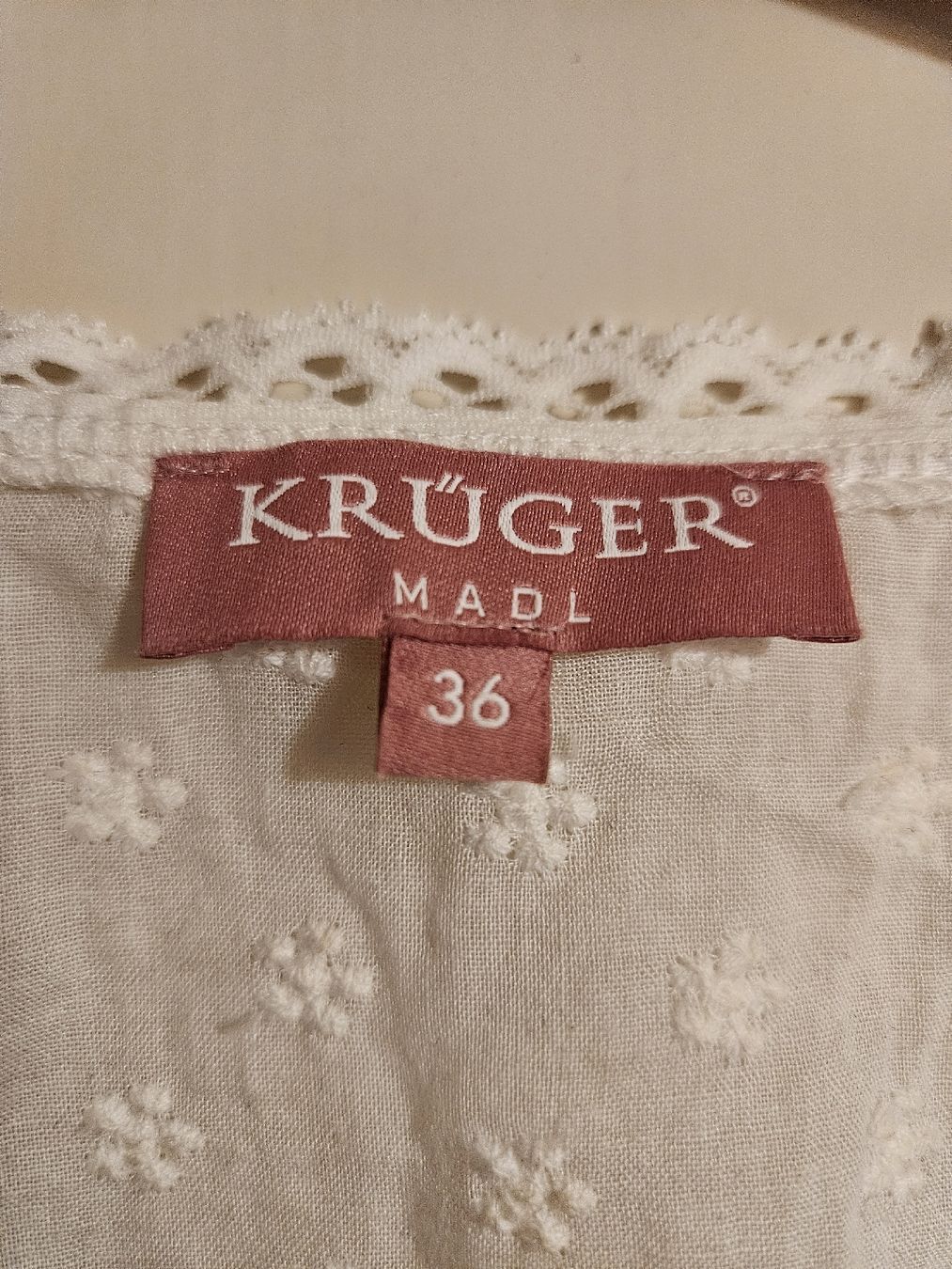 Krüger Camicette: Dirndl Blouse Krüger, Size 36 – Usato da Winterthur venduto da mon_wd6d 2