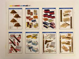 Planche d'un catalogue "La Nazionale"