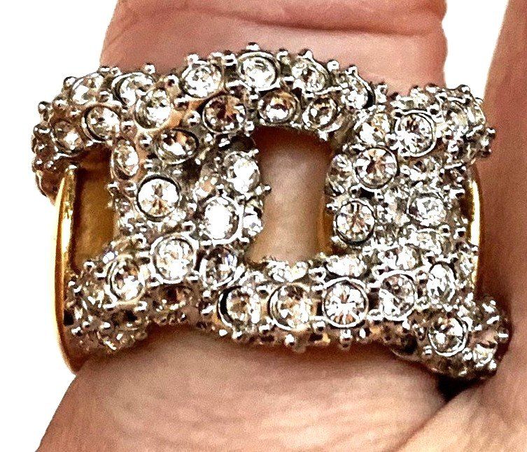 Ringe: ✨✨ ** Statement-Ring Zirkonia/vergoldet ** – Gebraucht aus Starrkirch-Wil von Evelyne222
