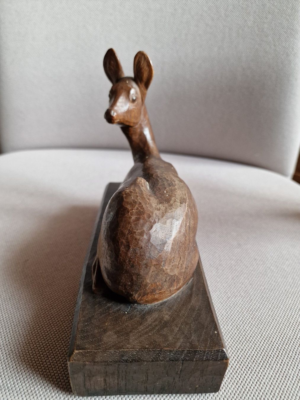 Statuette: Brienzer Schnitzerei  -  liegendes Reh  -  Ed. Blatter – Usato da Röthenbach i. E. venduto da Heureka5 3