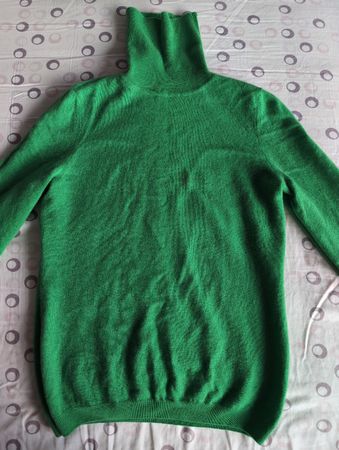 Falconeri Cashmere Turtle Neck Sweater Green Size M 💚