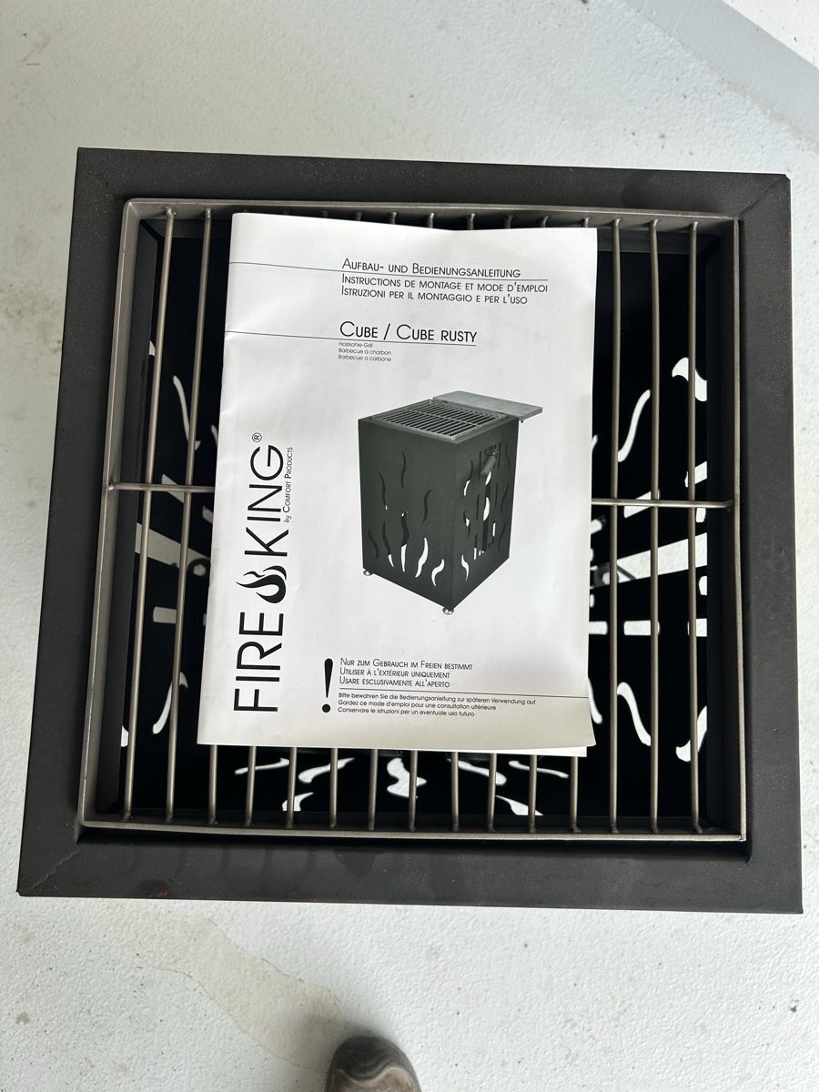 Feuerschale: Feuerschale mit Grillrost – Neu und originalverpackt aus Oberrieden von strickhof 2