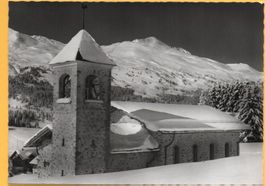 LENZERHEIDE Evang. Kirche mit Stätzerhorn