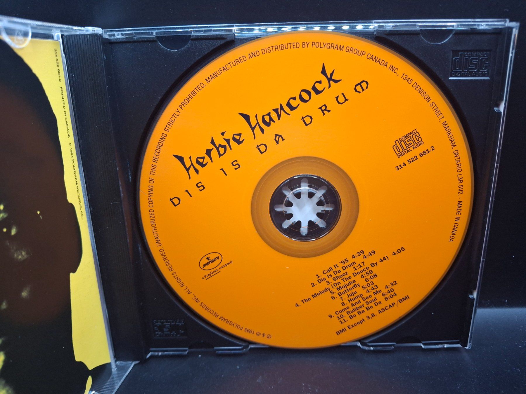 CD: Herbie Hancock – Dis Is Da Drum – Usato da St.Gallen venduto da jalamusic 2