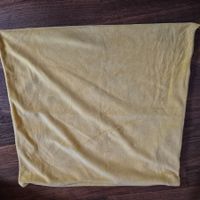 Yellow velvet pillow case 45x45