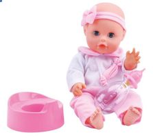 Dimian Puppe 33 cm mit Töpfchen