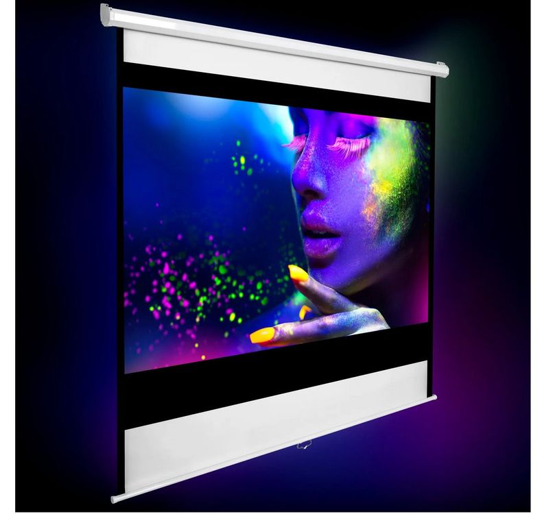 tectake Écran de projection - 178 x 178 cm - 402082