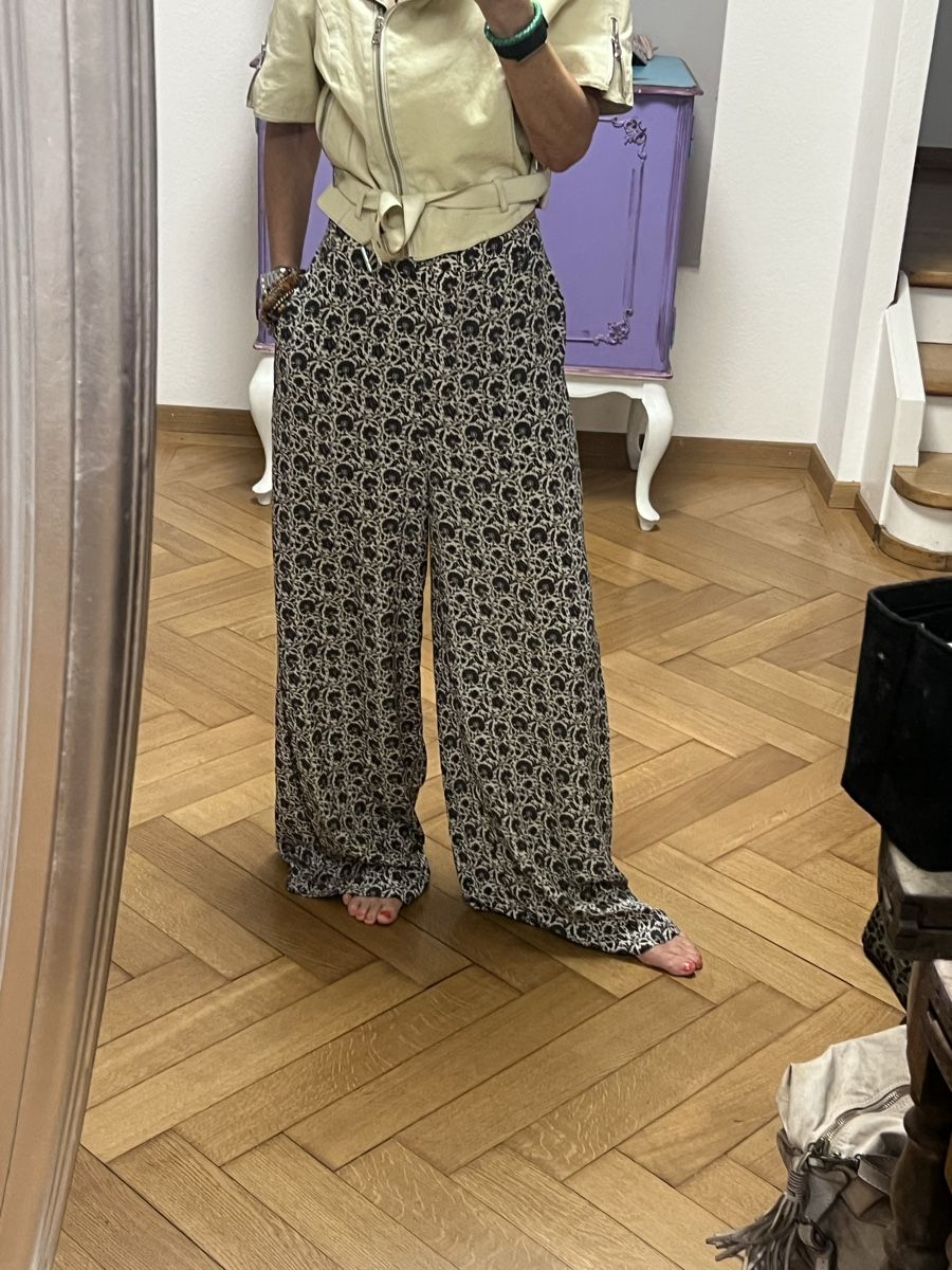 Zimmermann Pantaloni: Zimmermann Hose reine Seide Gr.0 – Usato da Burgdorf venduto da puppennetz 6