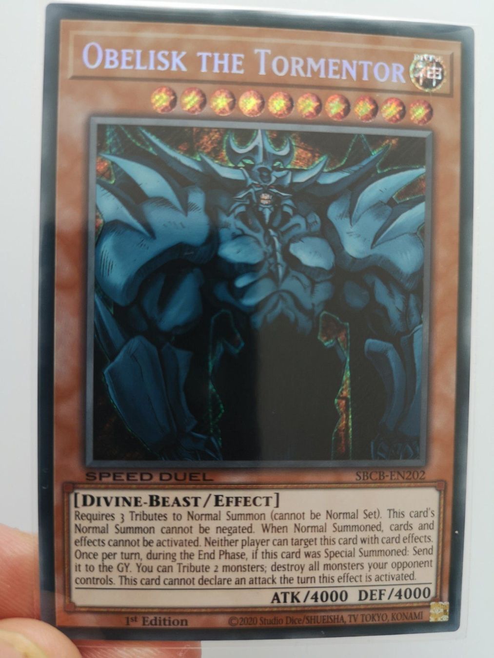 Yugioh Sammelbilder & Trading cards: OBELISK THE TORMENTOR 1.Edition SR – Neu und originalverpackt aus Boswil von ShoppingCenterCity 5