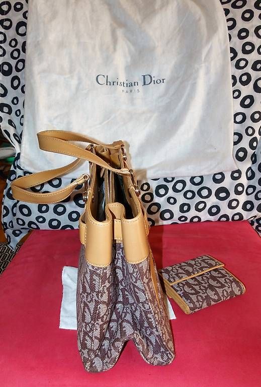 Dior Borse da donna: Dior Set - Handtasche & Portemonnaie Monogramm Canvas – Usato da Schlieren venduto da s-master 1