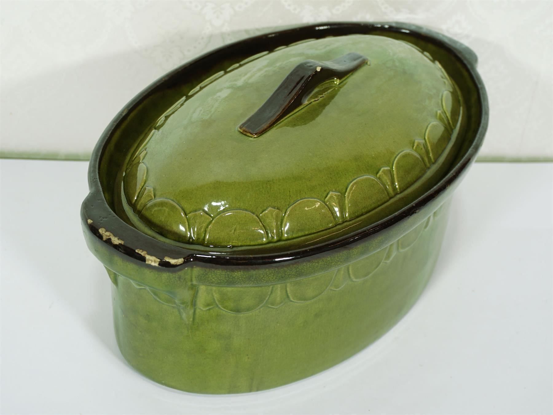 Pentole: schöner Art Deco Schmortopf – Usato da Meggen venduto da Trouvaillen