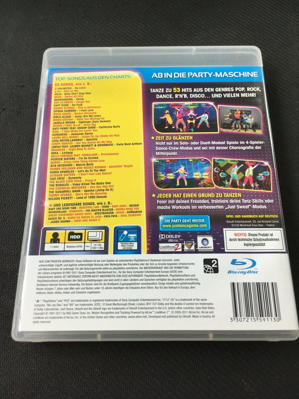 Sony Giochi: Just Dance 3 - Playstation 3 / PS3 – Usato da St.Gallen venduto da Punktchen01 1