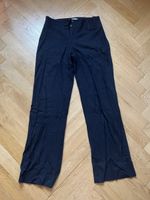 Blaue Anzugshose Low Waist