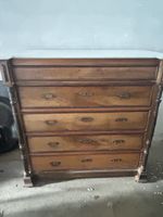 Antique Wooden Dresser - Six Drawers - Stylish Storage!