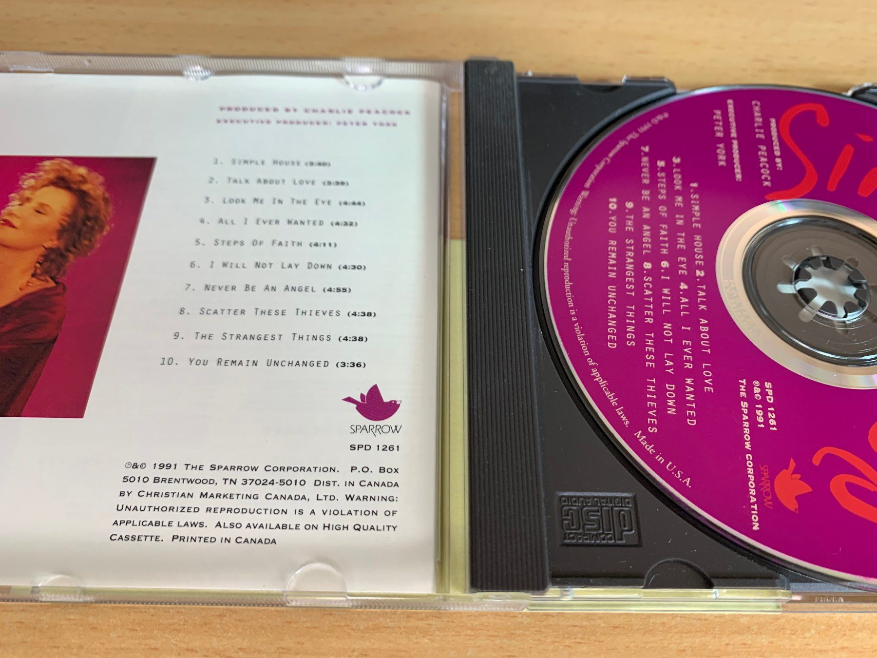 CD: Margaret Becker – Simple House – Usato da Rikon im Tösstal venduto da Alpenmutz 2