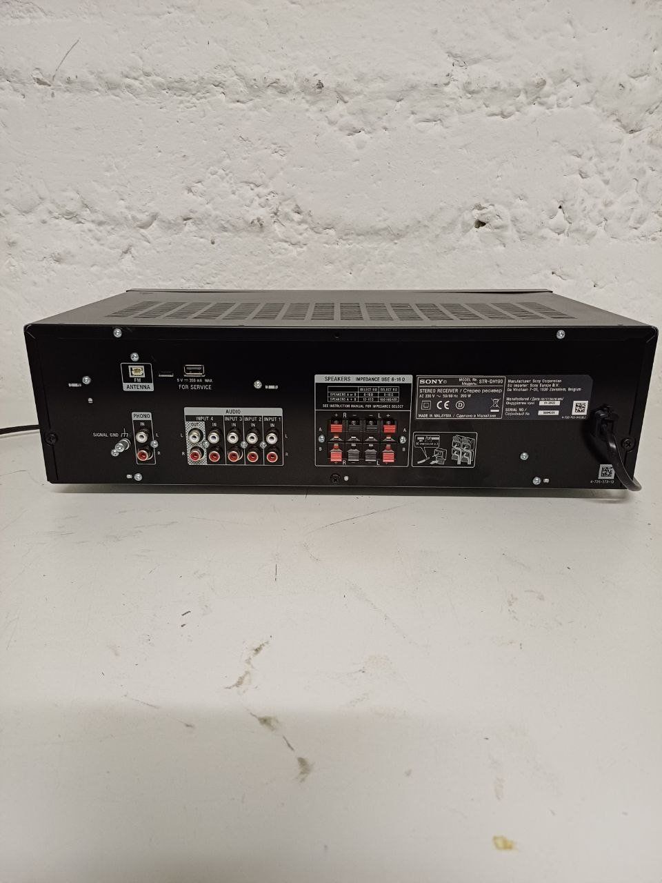 Sony Ricevitori: Stereo-Receiver Sony STR-DH190 – Usato da Bern venduto da Yunkom 4