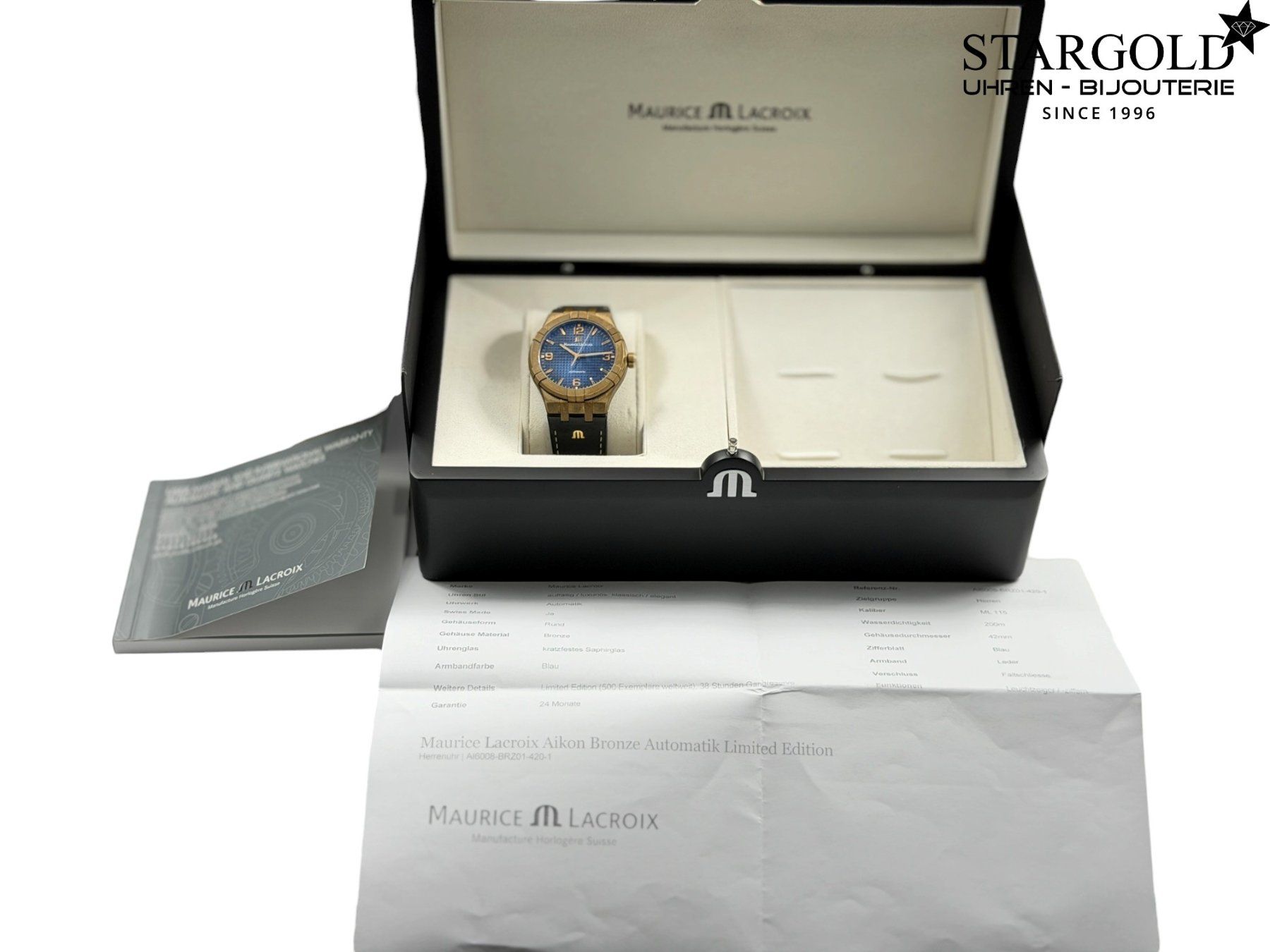 Maurice Lacroix Orologi: Maurice Lacroix Aikon Bronze Limited Edition - AI6008-BRZ01 – Usato da Zürich venduto da Stargold-Uhren 9