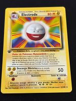 Carte Pokémon Electrode Base Set 1st Ed ESP NEW