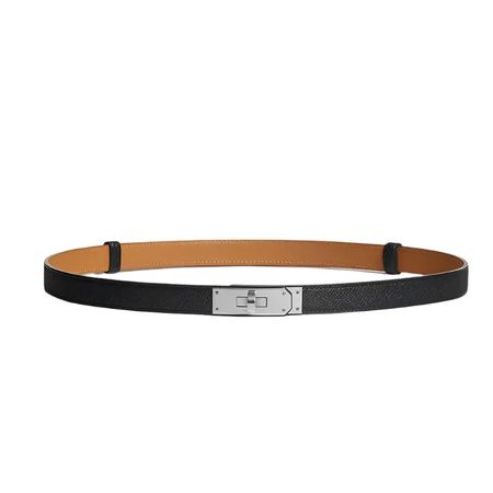 Full Set Hermes Black Kelly Belt phw