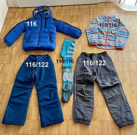 Winterkleider Grösse 110/116 und 116/122