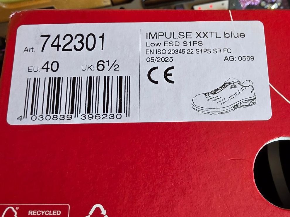 Chaussures femmes: ELTON IMPULSE XXTL ESD S1PS BLAU GRÖSSE 40 – Neuf avec emballage d'origine à Dintikon par bonita099 3