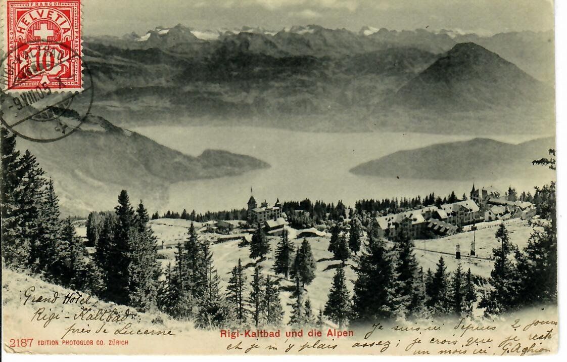 Cartoline postali: Rigi Kaltbad 1905 – Usato da Hochdorf venduto da Ziegel-16