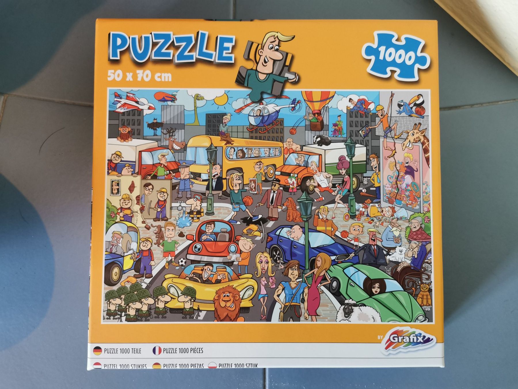 Puzzle: Grafix; Puzzle "Comic Traffic" / 1000-teilig – Usato da Boniswil venduto da Totomat-Lady2