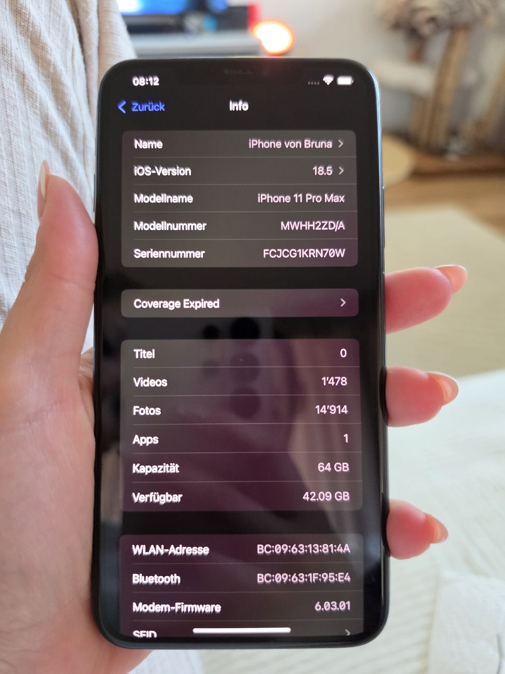 Apple Telefoni cellulari / Smartphones: iPhone 11 Pro Max – Usato da Herznach venduto da _minions 4