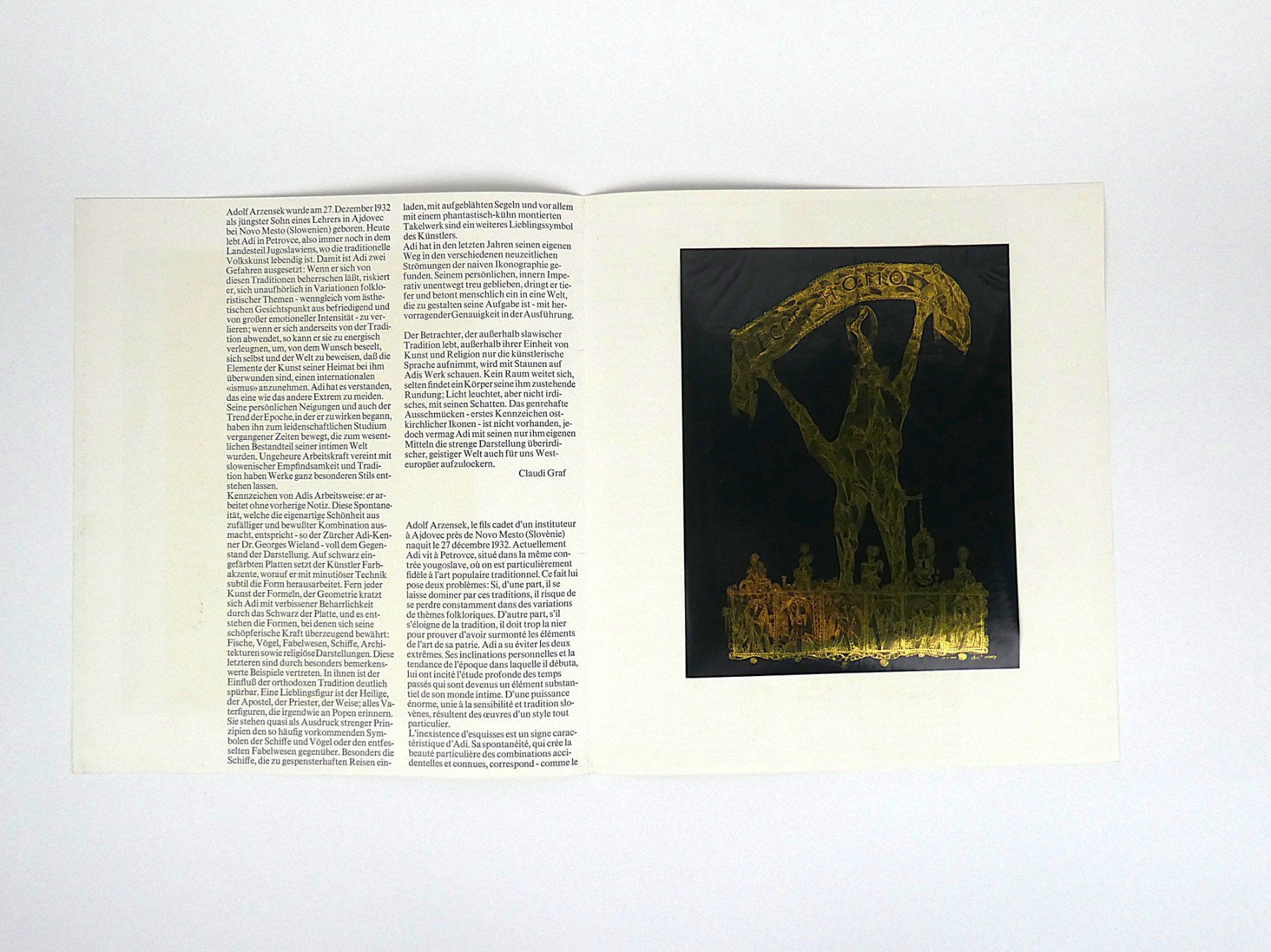 Grafica & Litografie: philographic 31 Zeitschrift - Adolf "Adi" Arzensek – Usato da Urtenen-Schönbühl venduto da Restwert_Schoenbuehl 4
