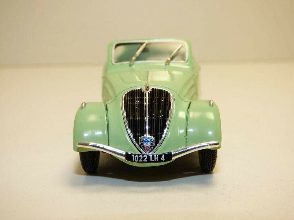 Miniature Peugeot 172 R 1927 Couleur Turquoise Au 1:43 - Norev #029, Occasion