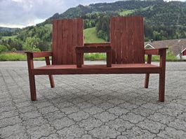Gartenbank für Zwei, Holz, Top Zustand für den Sommer!