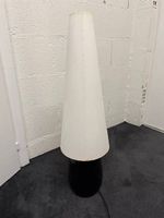 Bodenstehlampe Porzellan Schwarz - Lampadaire en porcelaine