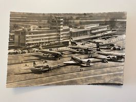 Kloten ZH // 1955 Flughafen Zürich Flughof Swissair