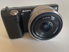 Sony NEX-5 Digitalkamera mit 2 Wechselobjektiv