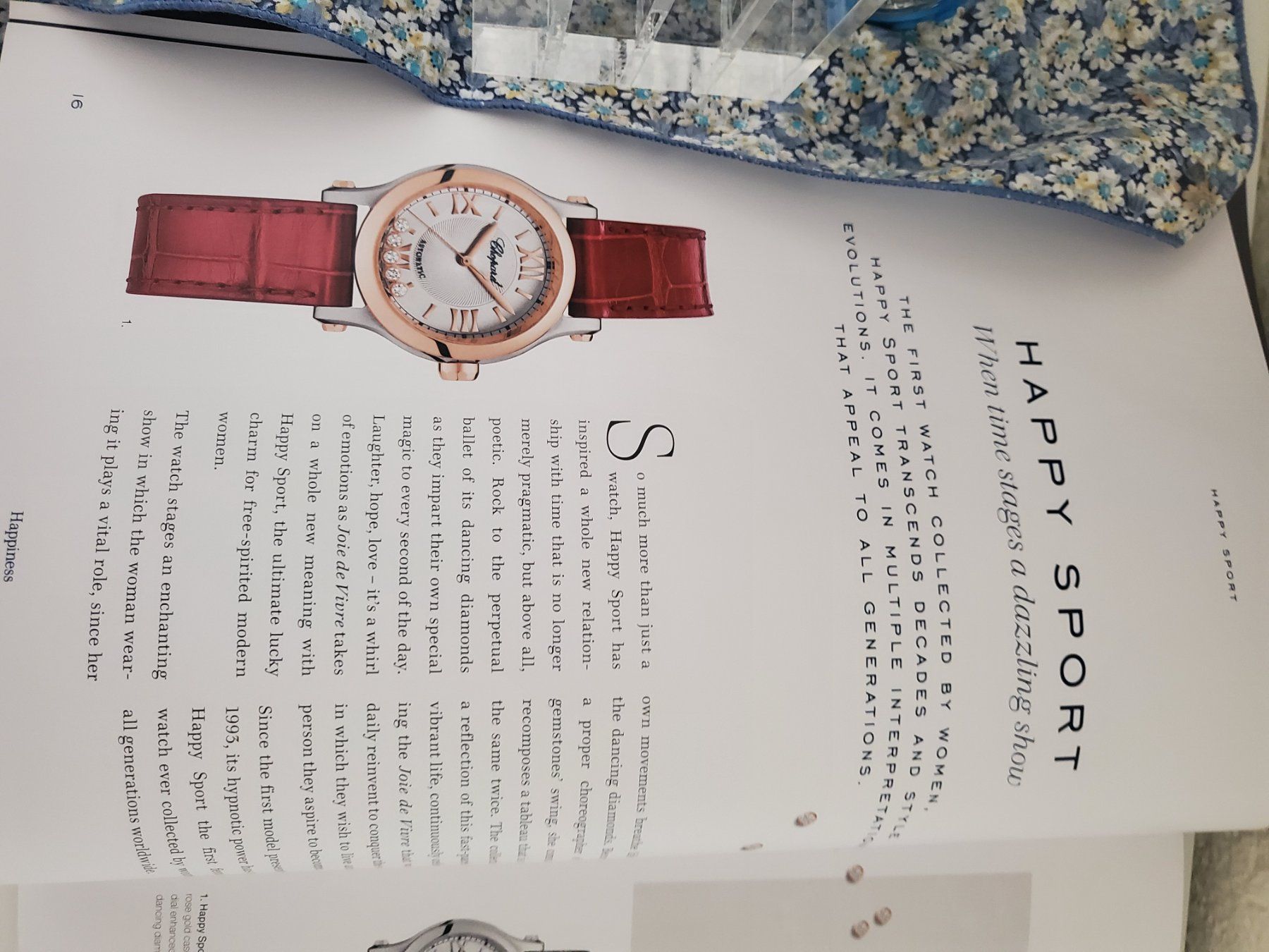 Zeitschriften & Magazine: Broschüre  Chopard hapiness I. issue diamonds Julia Roberts – Neu (gemäss Beschreibung) aus Unterägeri von 0alfa0 9