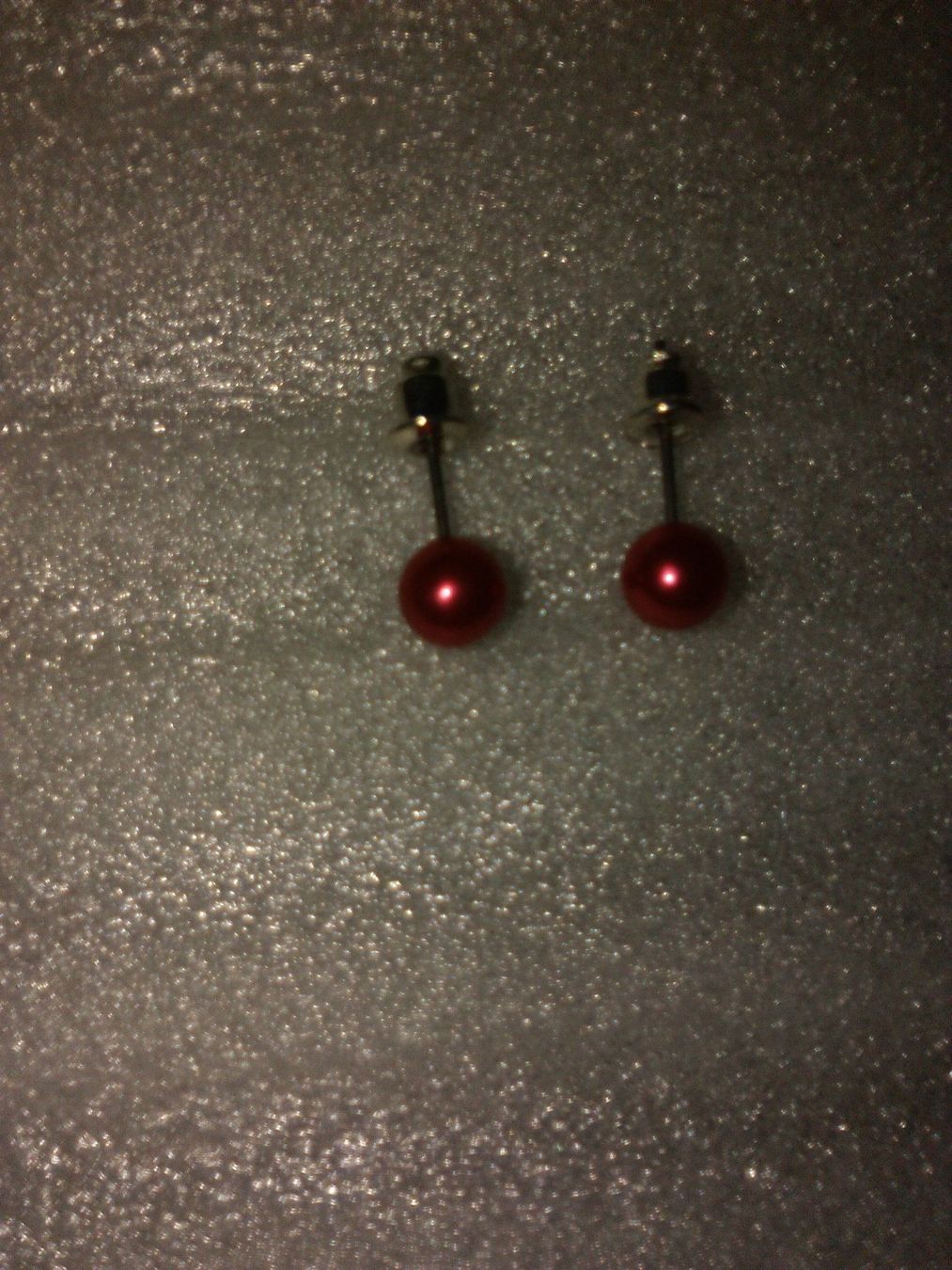 Boucles d'oreille: OHRRINGE MODESCHMUCK,,ROT FARBE,,GLANZIG – Neuf (Voir description) à Basel par bijoutrie_4 3