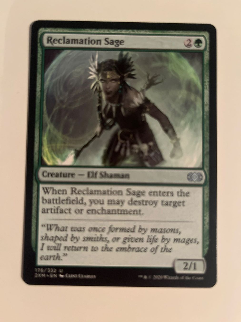 Magic The Gathering Carte collezionabili: 1 x Reclamation Sage - Magic: The Gathering - MtG – Usato da Kriens venduto da Shadi1980